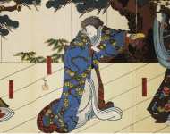 Gosotei Hirosada Triptych The Actors Jitsukawa Ensaburo Nakayama Nanshi and Nakamura Utaemon IV Y - Hermitage